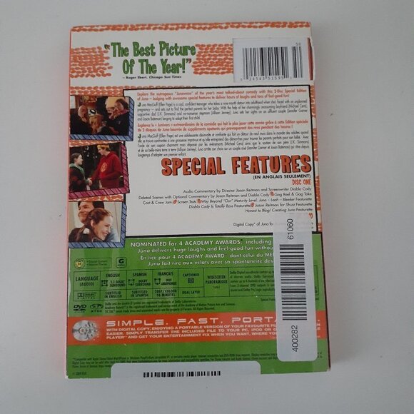 Juno Special Edition 2 Disc DVD Twentieth Century Fox Film - Picture 2 of 5